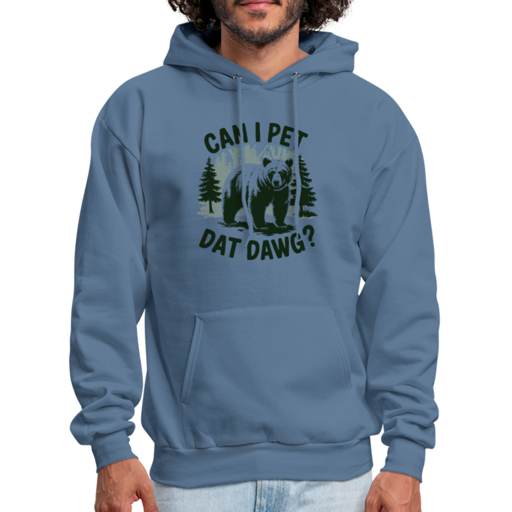 Can I Pet That Dawg Hoodie - Color: white