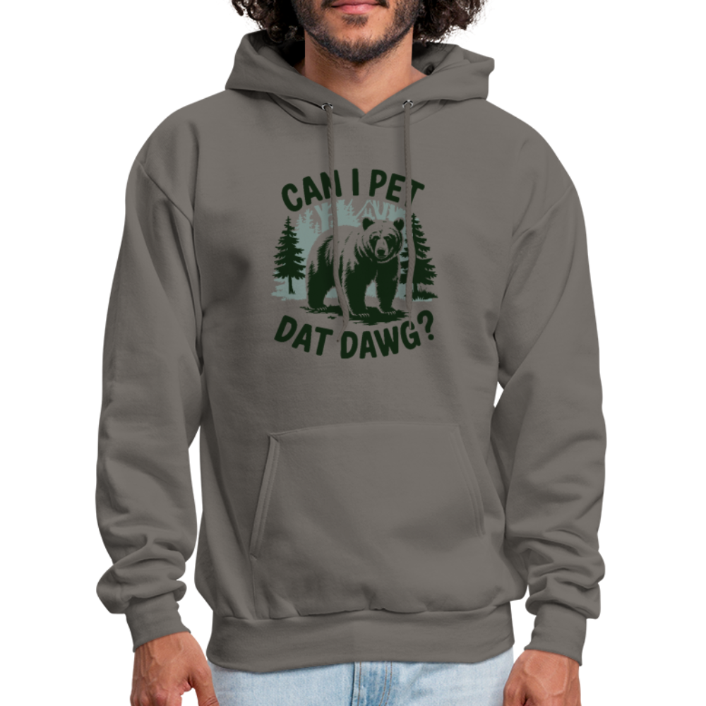 Can I Pet That Dawg Hoodie - Color: white