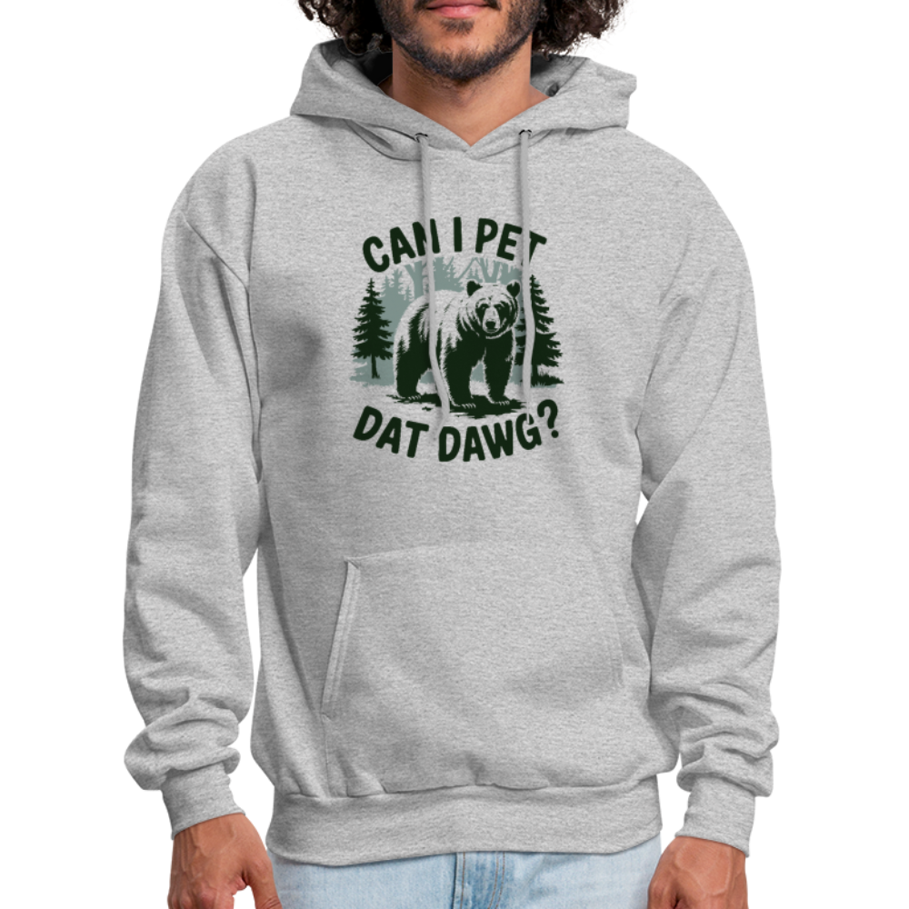 Can I Pet That Dawg Hoodie - Color: white