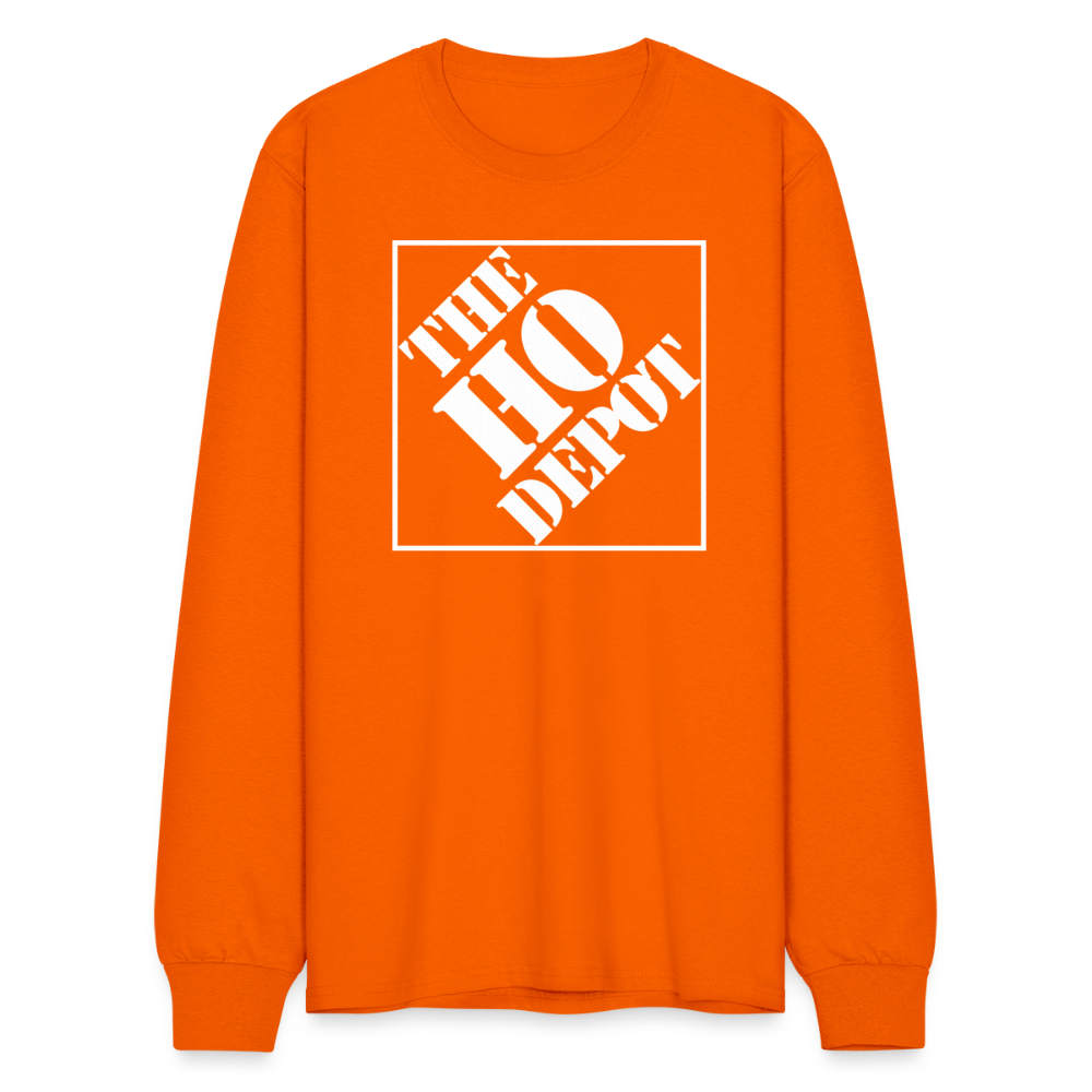 The Ho Depot Long Sleeve T-Shirt - Color: orange