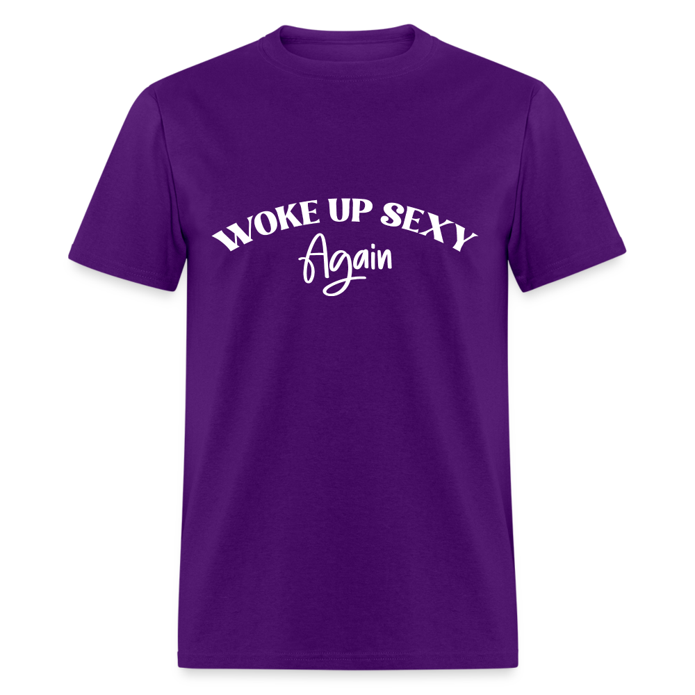Woke Up Sexy Again T-Shirt - Color: royal blue