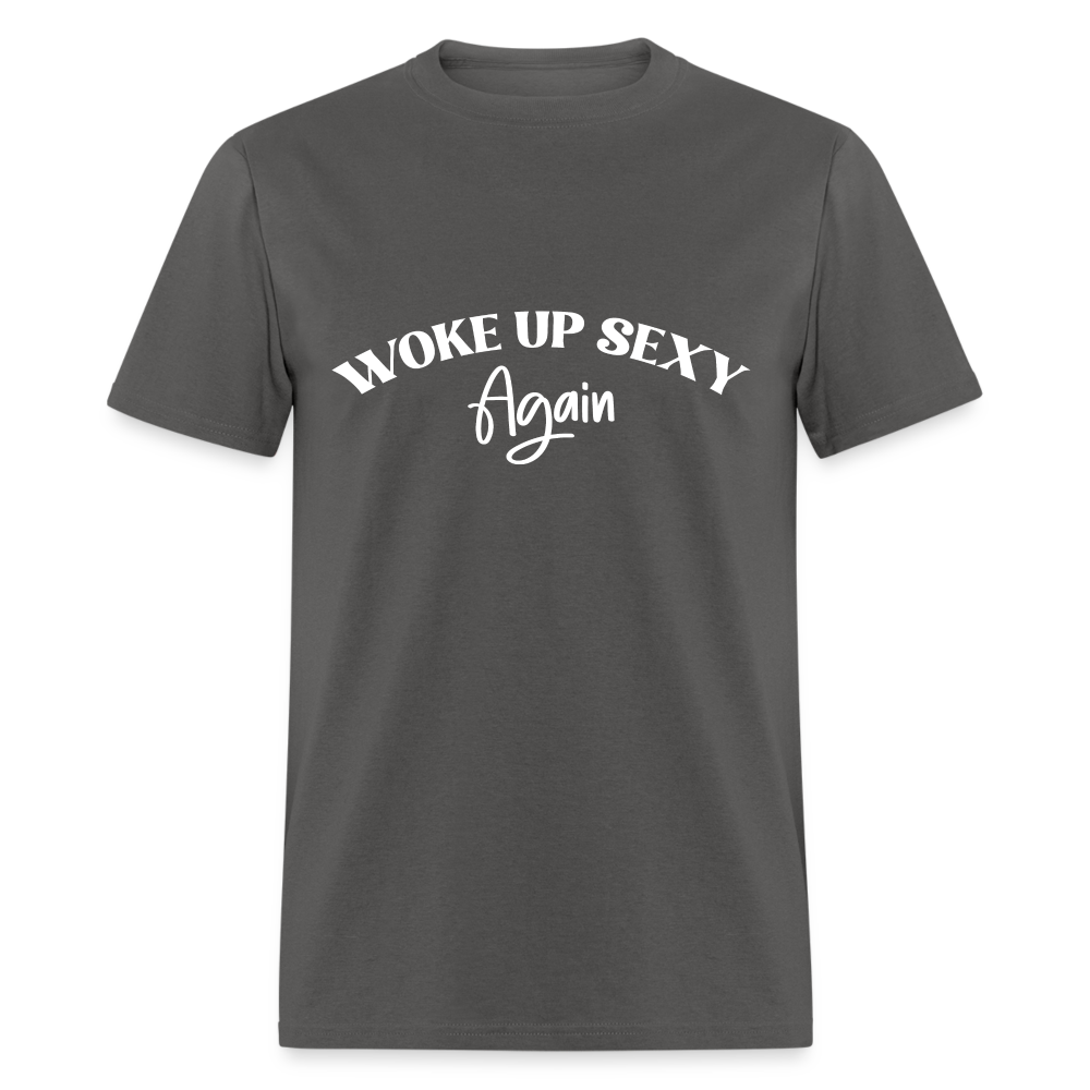 Woke Up Sexy Again T-Shirt - Color: royal blue