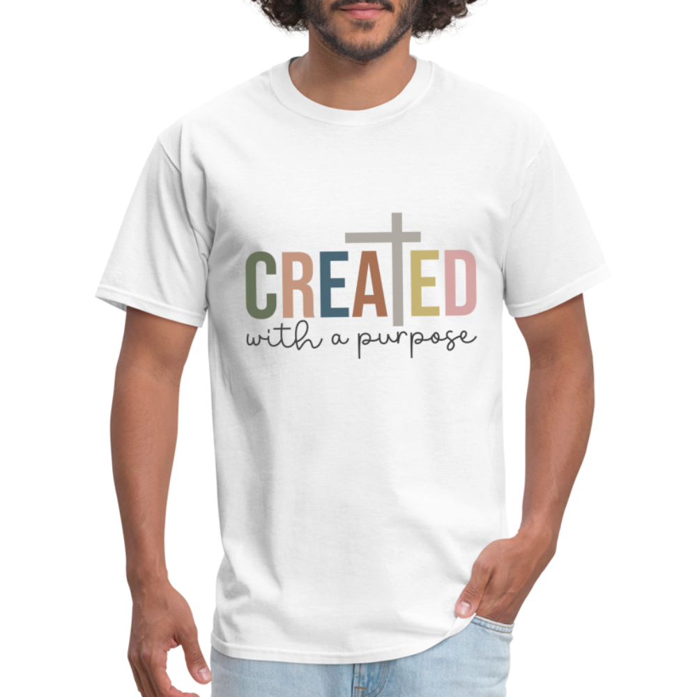 Created With a Purpose T-Shirt - Color: white