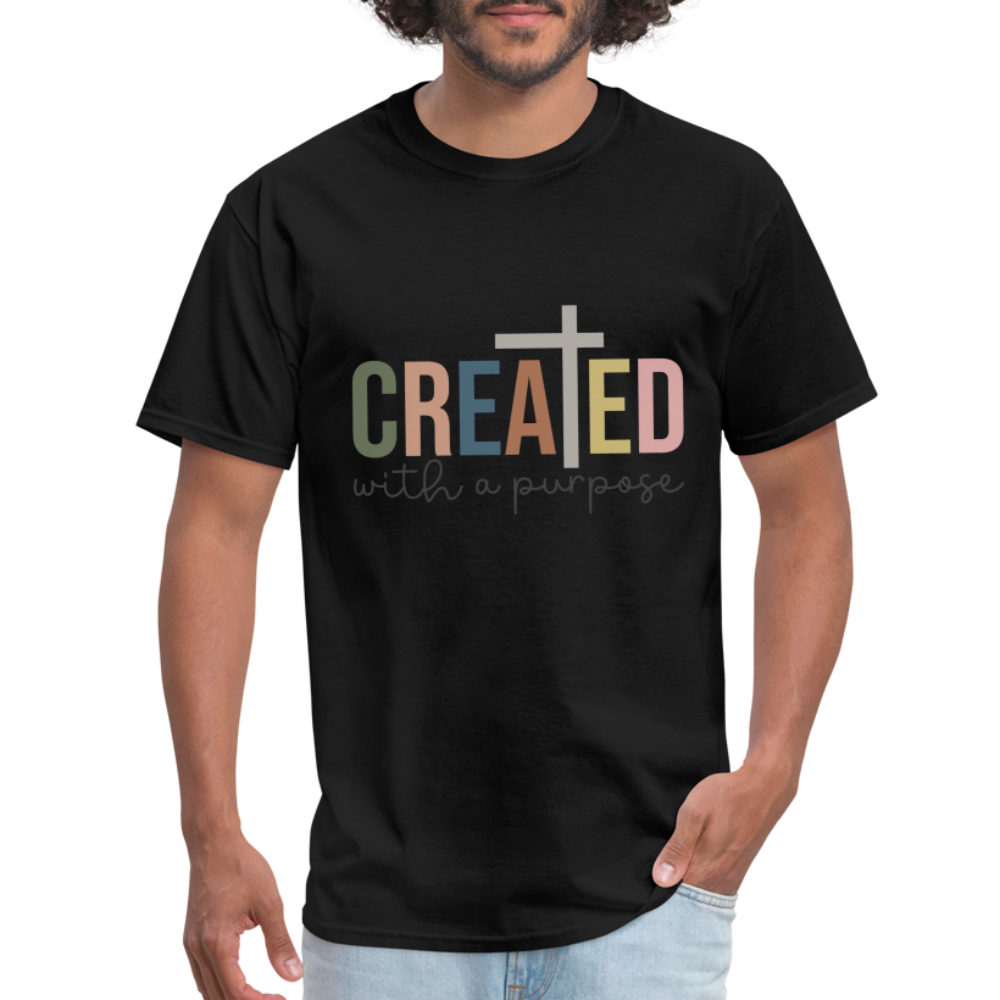 Created With a Purpose T-Shirt - Color: black