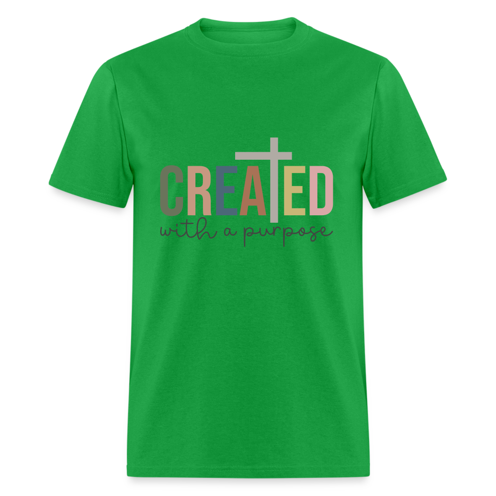 Created With a Purpose T-Shirt - Color: bright green