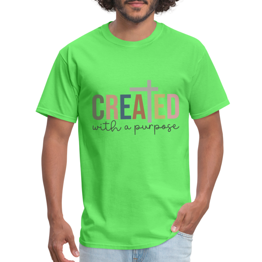 Created With a Purpose T-Shirt - Color: kiwi
