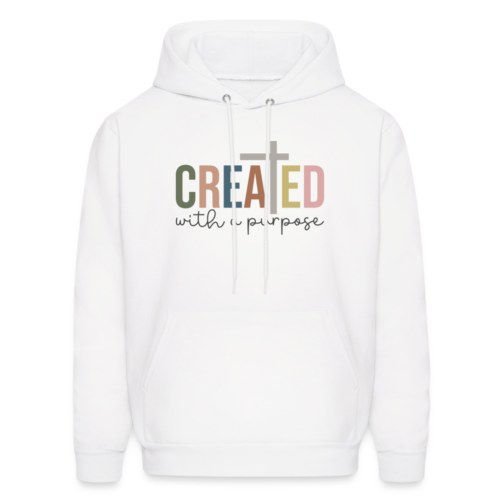 Created With a Purpose Women's Hoodie - Color: white