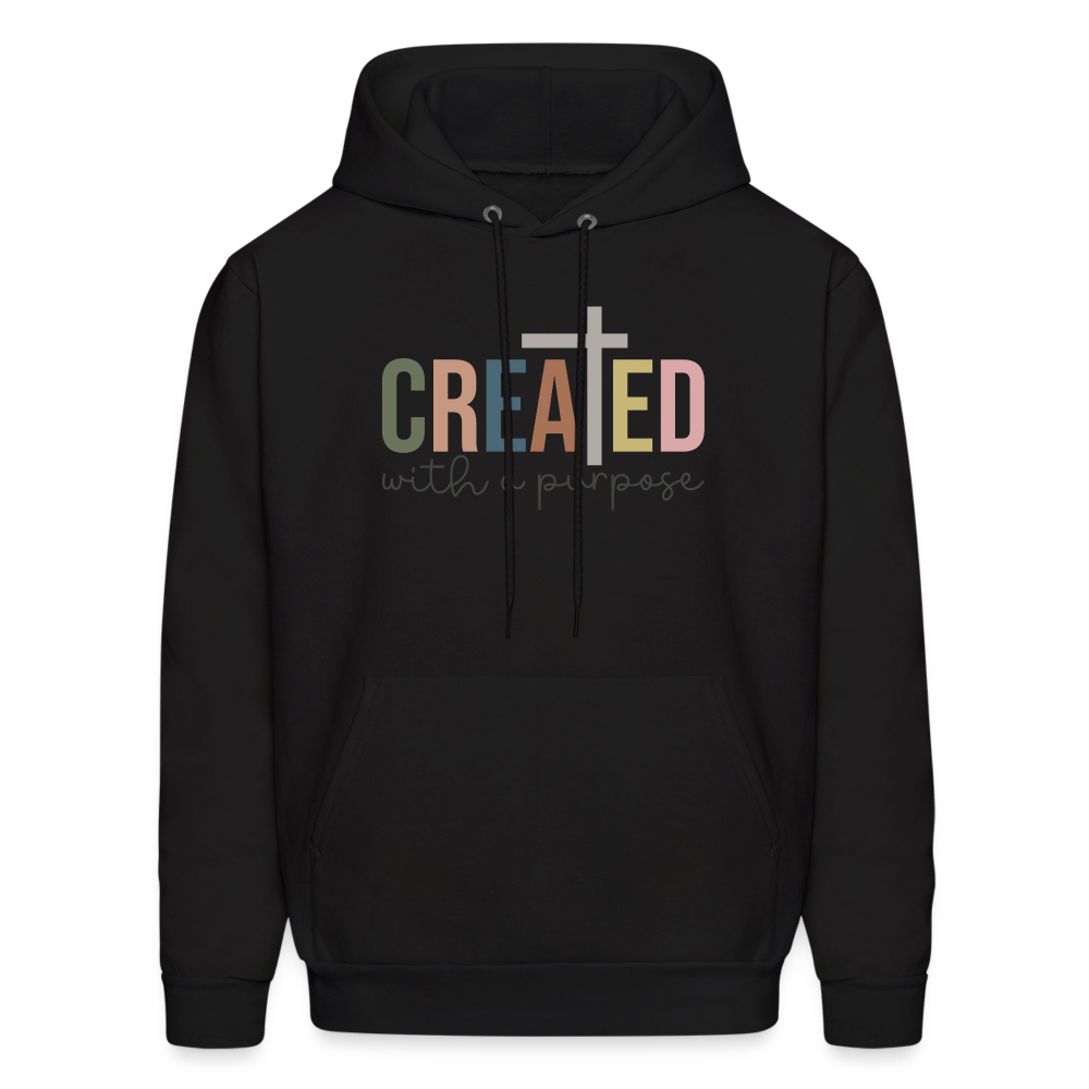Created With a Purpose Women's Hoodie - Color: black