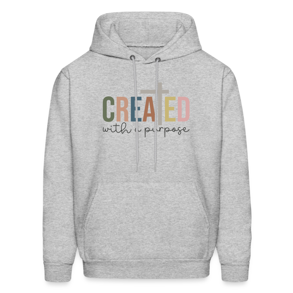 Created With a Purpose Women's Hoodie - Color: heather gray
