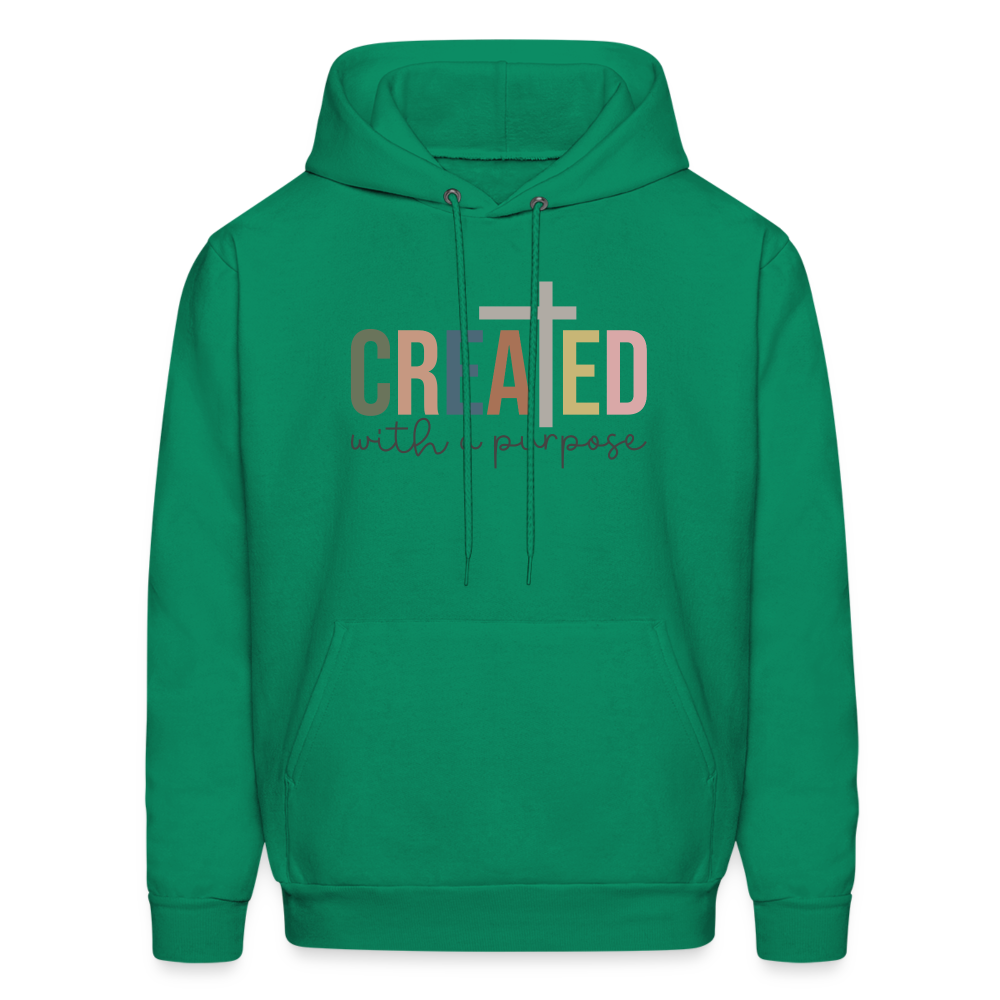 Created With a Purpose Women's Hoodie - Color: kelly green