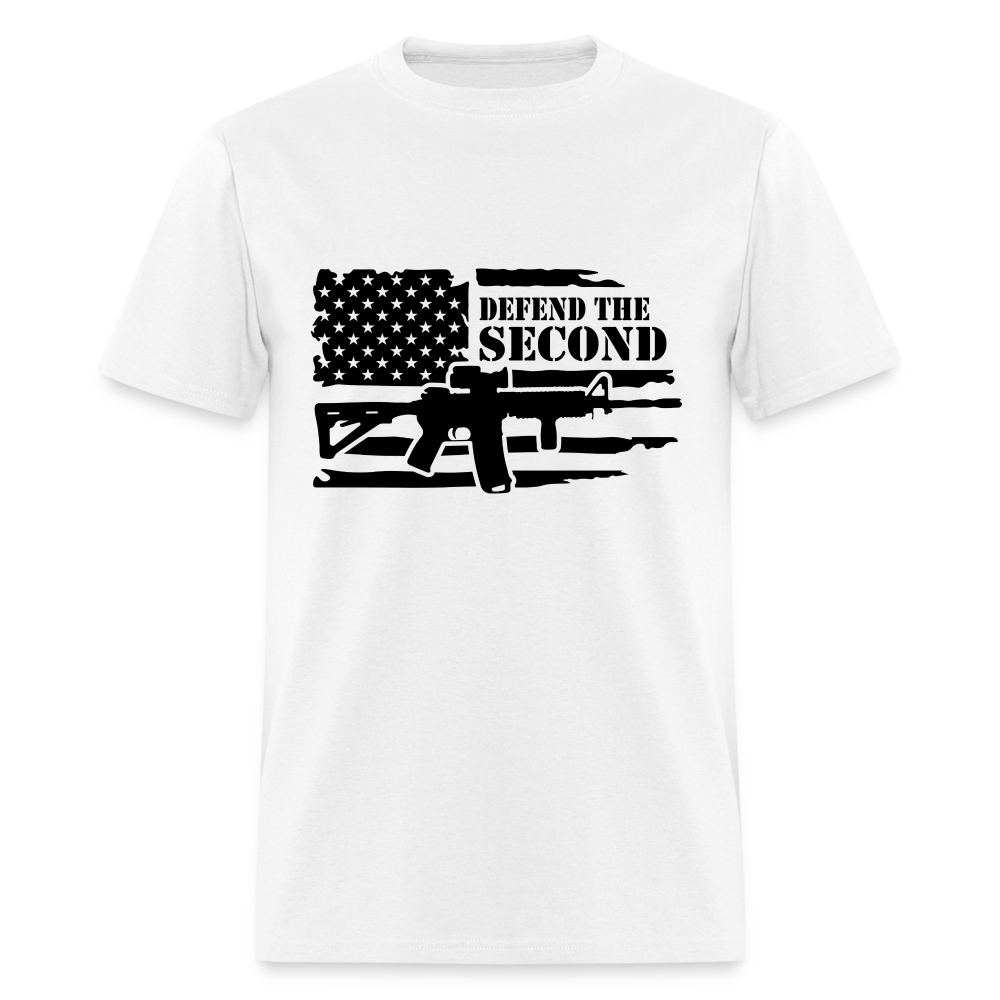 Defend the Second Amendment T-Shirt (Right to Bear Arms) - Color: heather gray