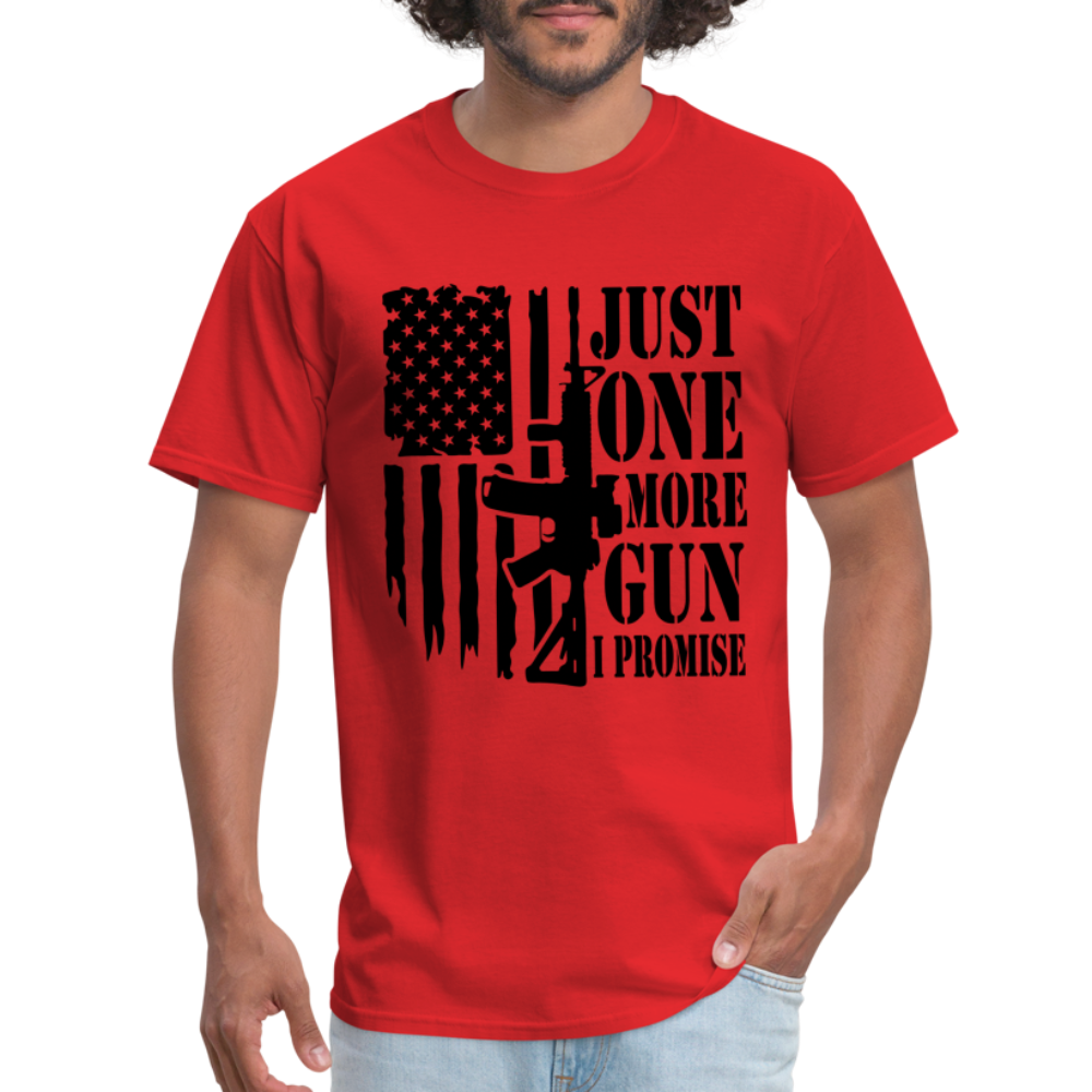 Just One More Gun I Promise T-Shirt - Color: sage