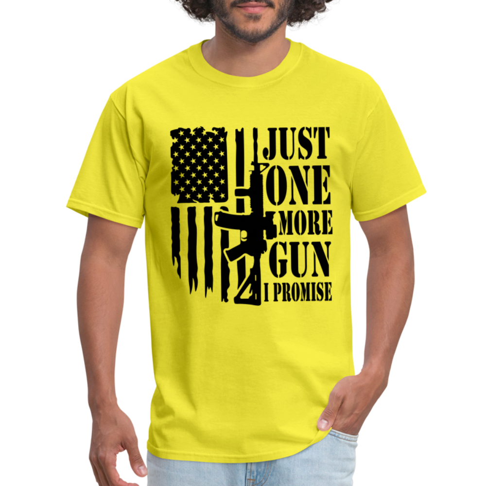 Just One More Gun I Promise T-Shirt - Color: sage
