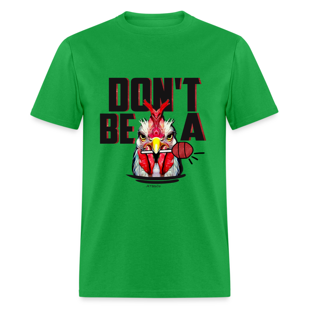 Don't Be A Rooster Lollipop (Cock Sucker) T-Shirt - Color: bright green