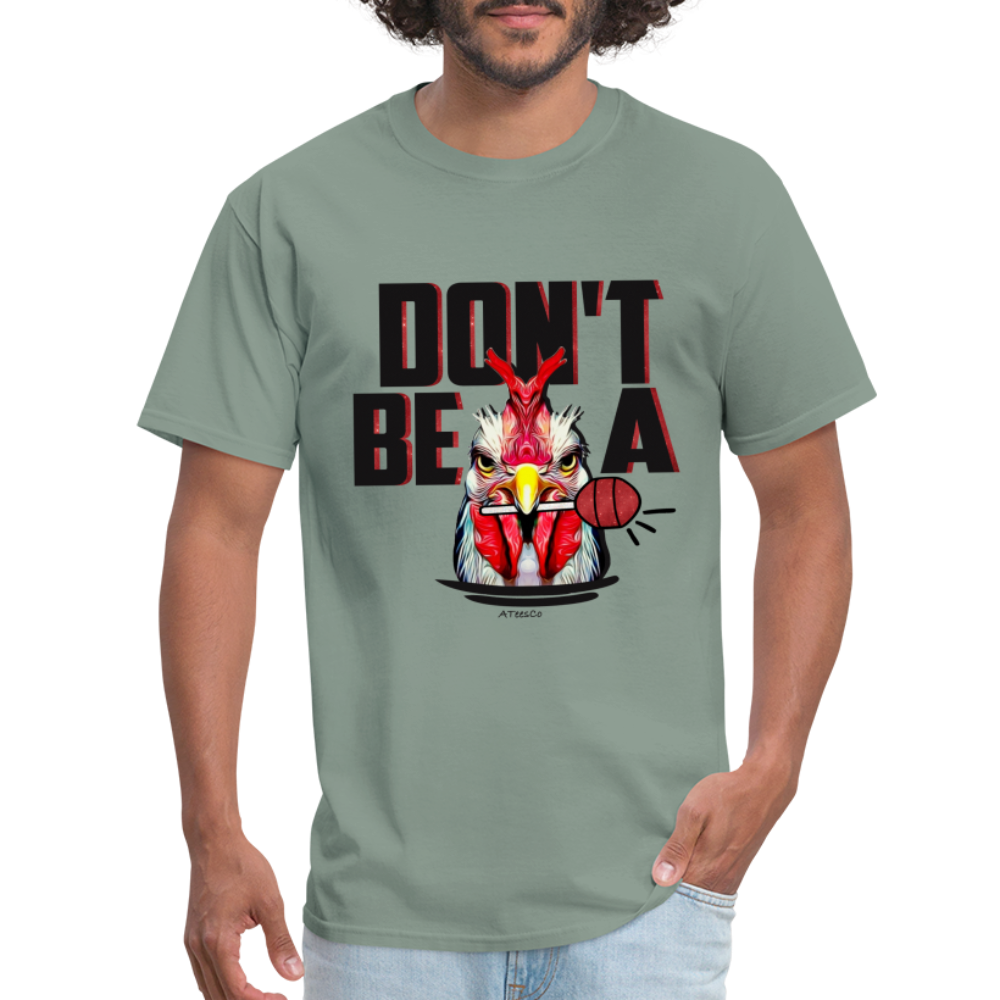 Don't Be A Rooster Lollipop (Cock Sucker) T-Shirt - Color: heather gray
