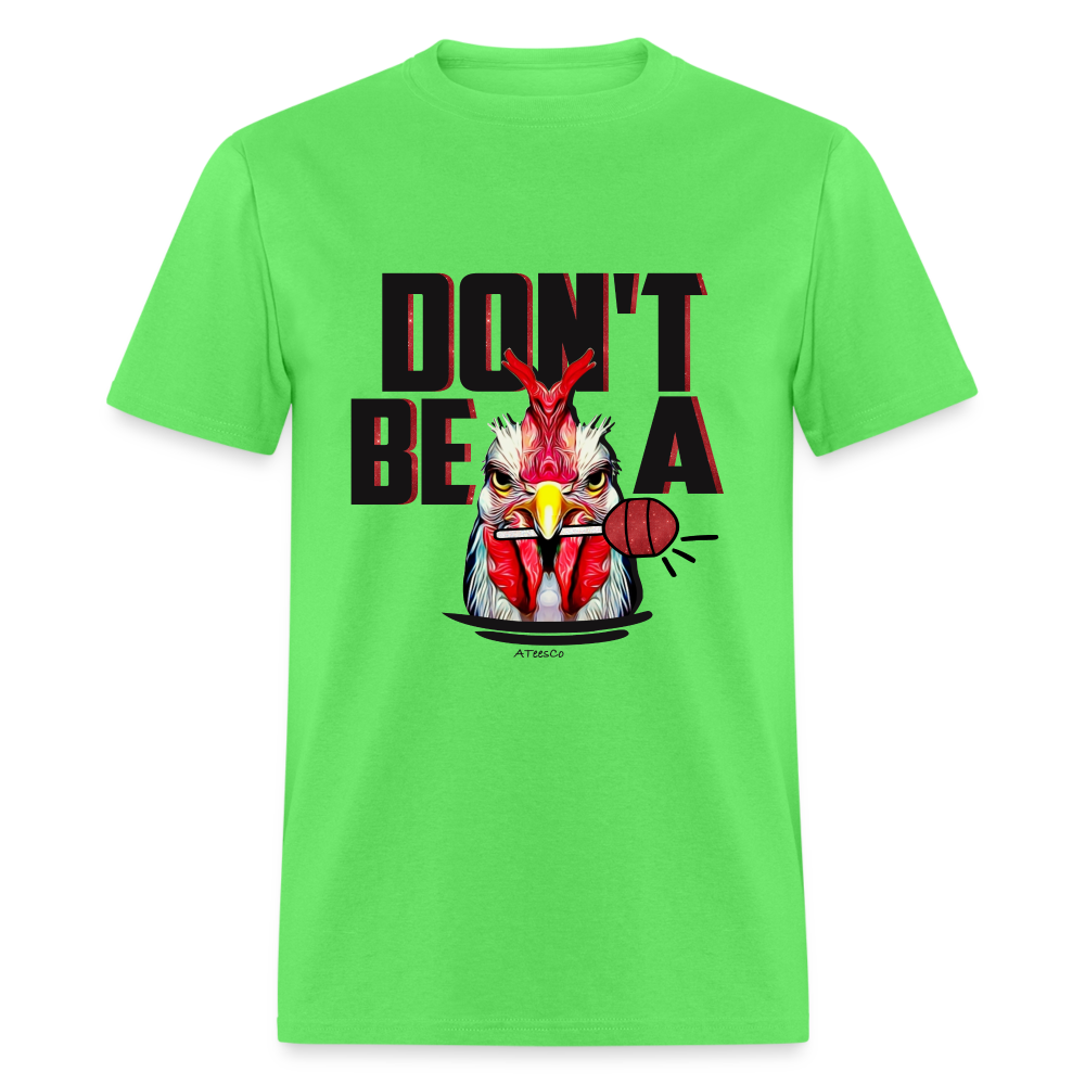 Don't Be A Rooster Lollipop (Cock Sucker) T-Shirt - Color: heather gray