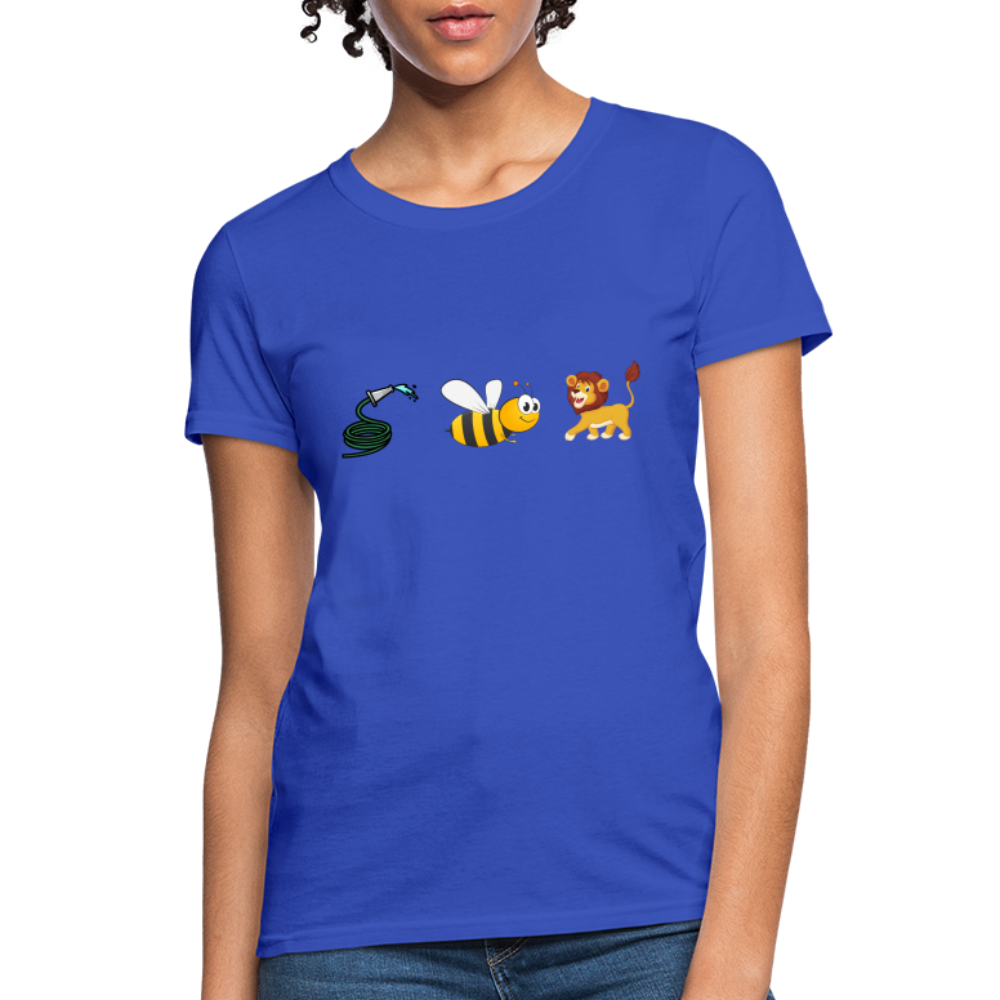 Hose Bee Lion Women's T-Shirt (Hoes Be Lying) - Color: royal blue