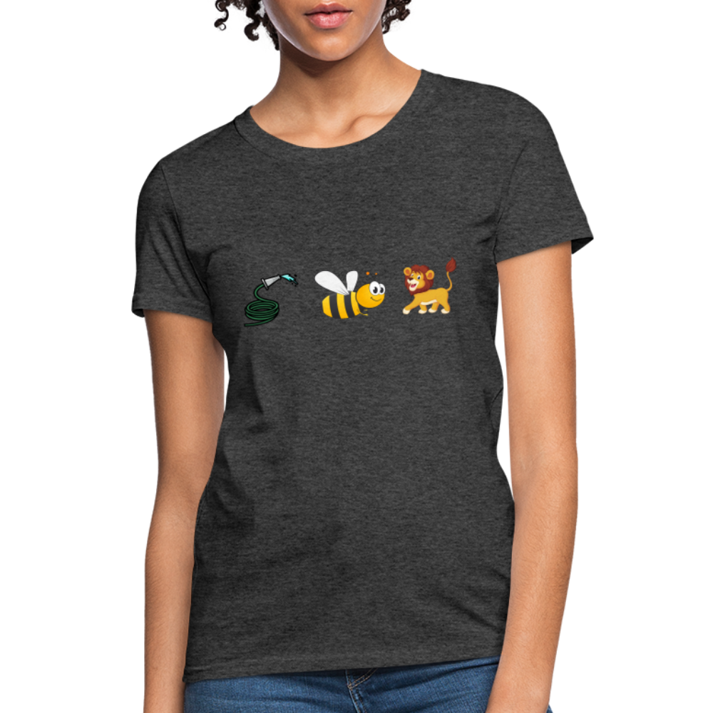 Hose Bee Lion Women's T-Shirt (Hoes Be Lying) - Color: heather black
