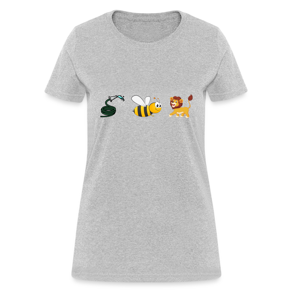 Hose Bee Lion Women's T-Shirt (Hoes Be Lying) - Color: heather gray