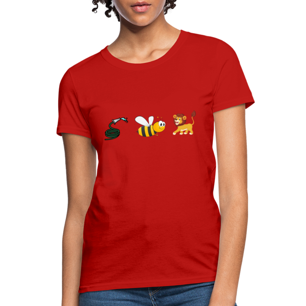 Hose Bee Lion Women's T-Shirt (Hoes Be Lying) - Color: red