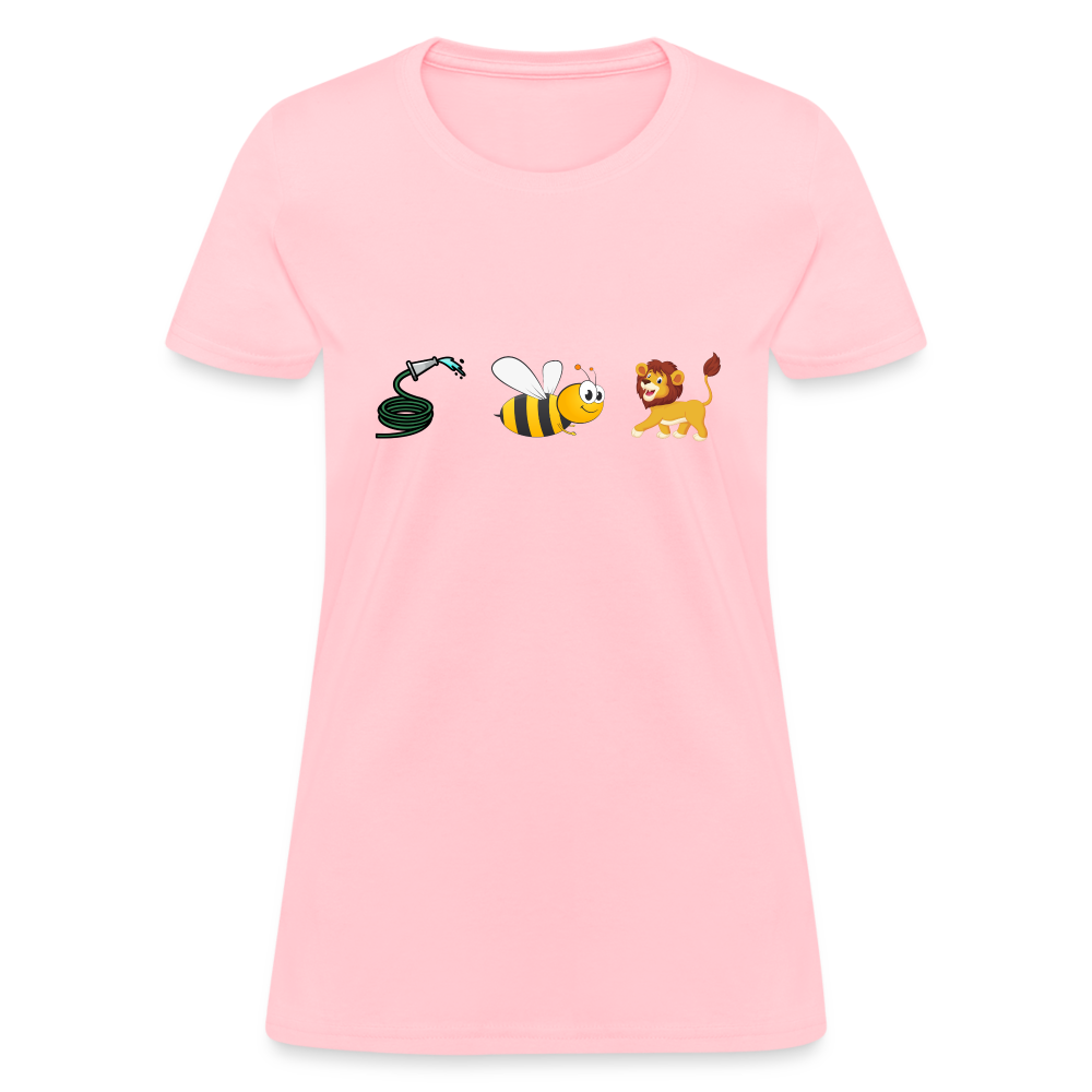 Hose Bee Lion Women's T-Shirt (Hoes Be Lying) - Color: pink