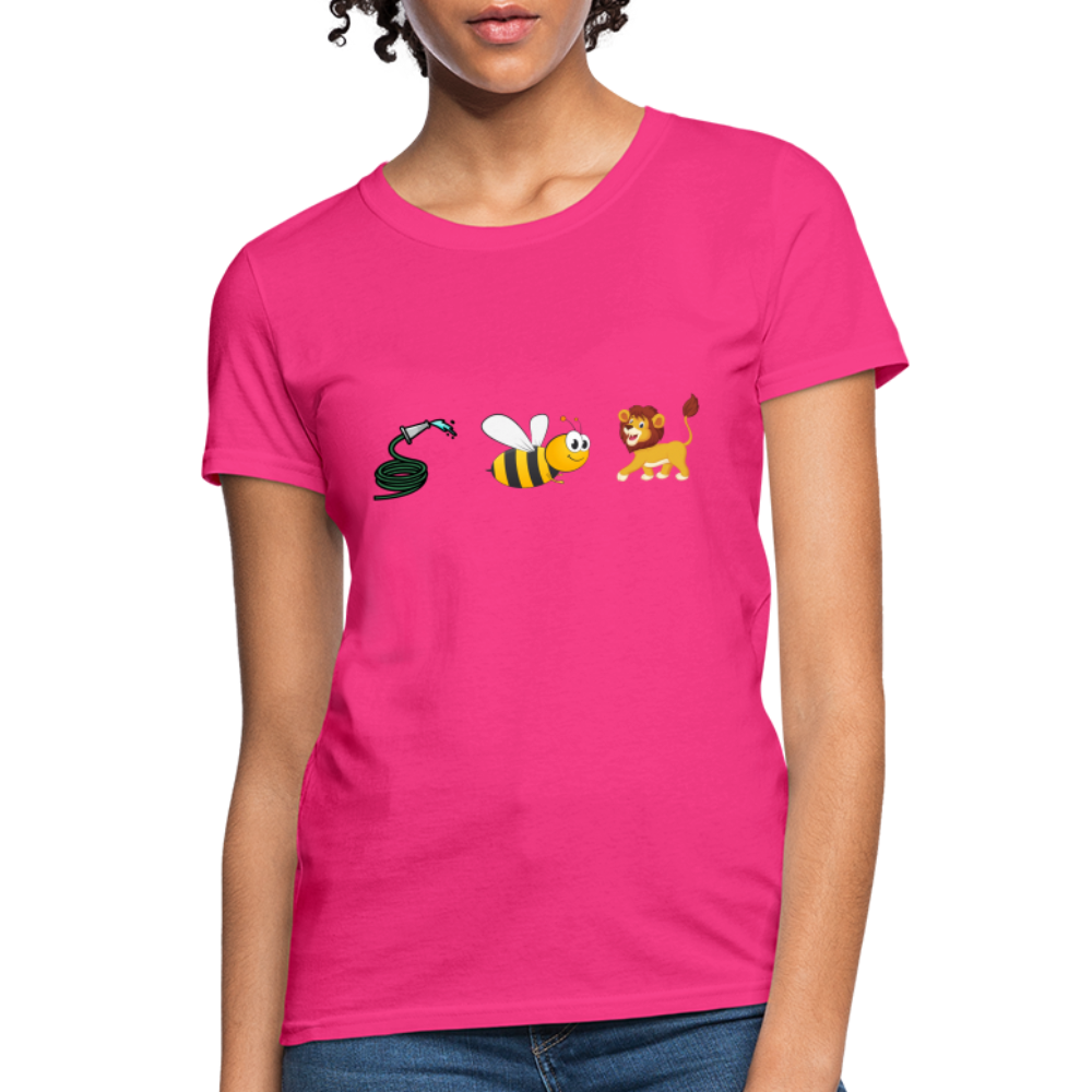 Hose Bee Lion Women's T-Shirt (Hoes Be Lying) - Color: fuchsia