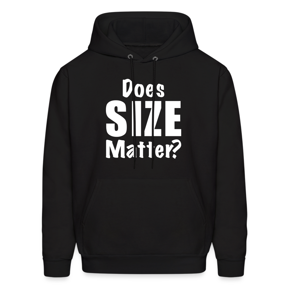 Does Size Matter Hoodie - Color: black