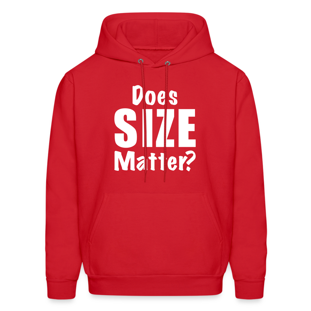 Does Size Matter Hoodie - Color: black