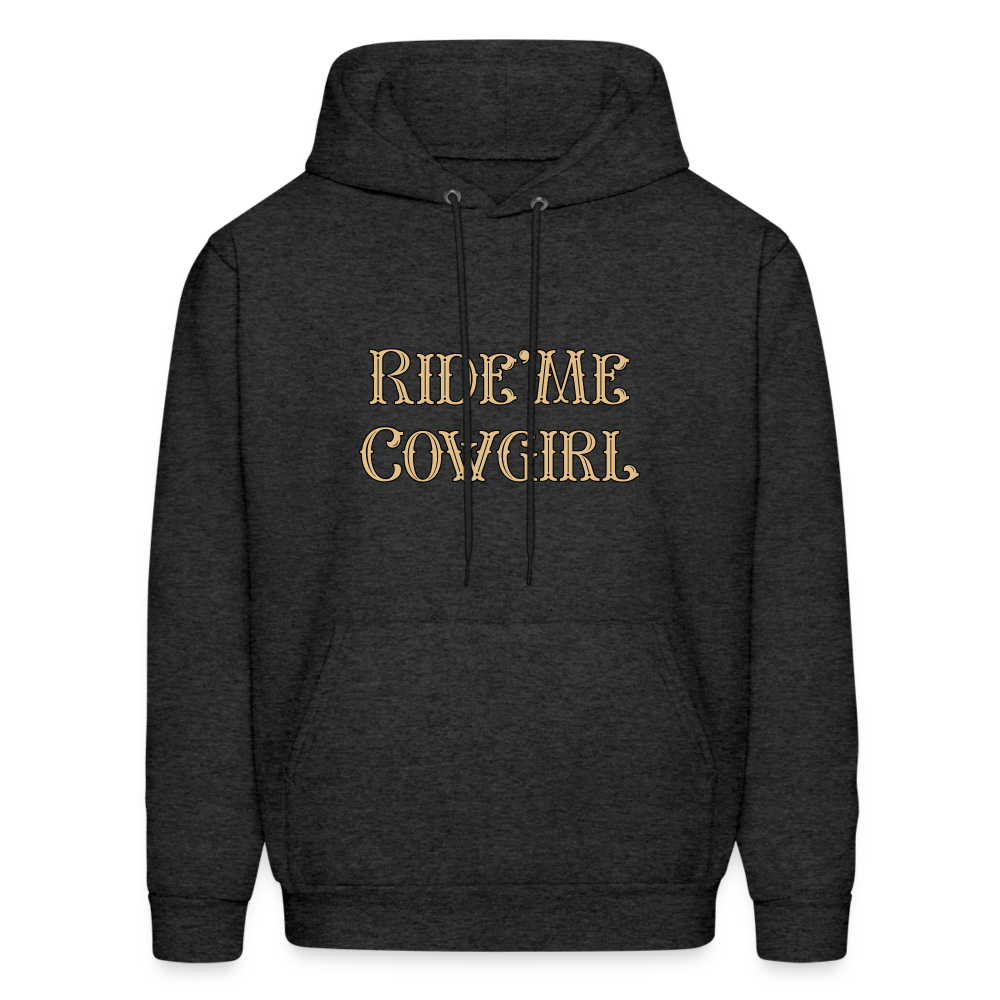 Ride Me Cowgirl Hoodie - Color: charcoal grey