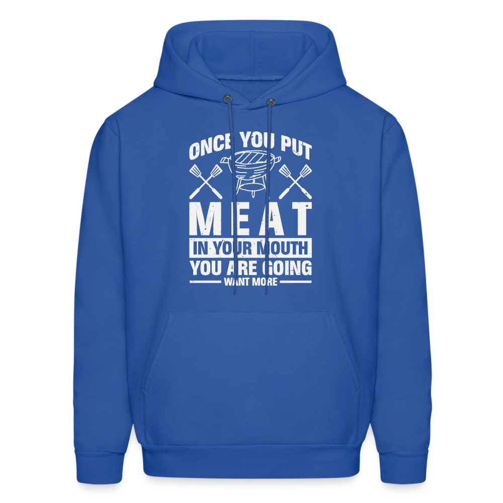 You Are Going To Want More Meat (BBQ Grilling Humor) Hoodie - Color: black