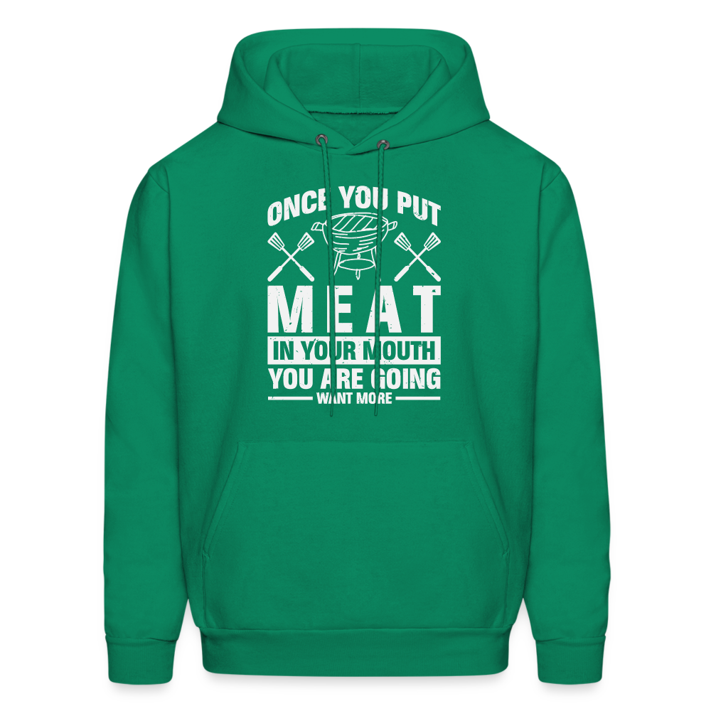 You Are Going To Want More Meat (BBQ Grilling Humor) Hoodie - Color: black