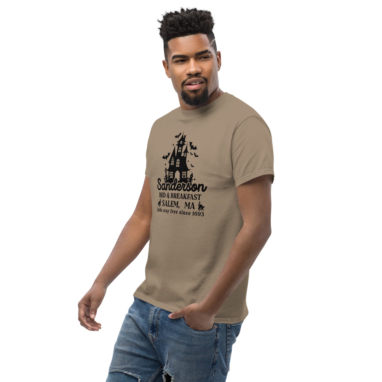 Sanderson Bed & Breakfast Salem MA (Halloween) T-Shirt - Color: Red