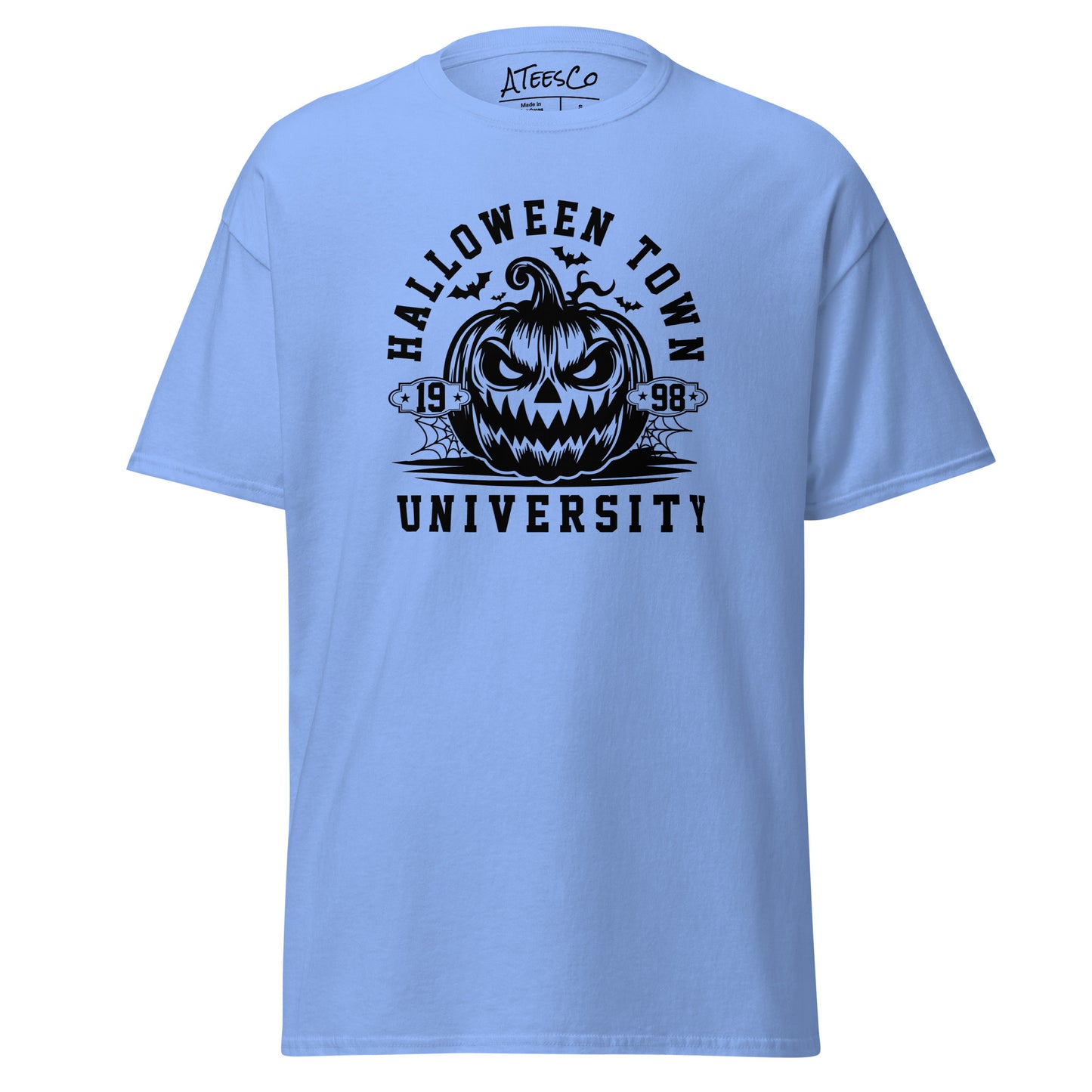 Halloween Town University (Halloween) T-Shirt - Color: Carolina Blue