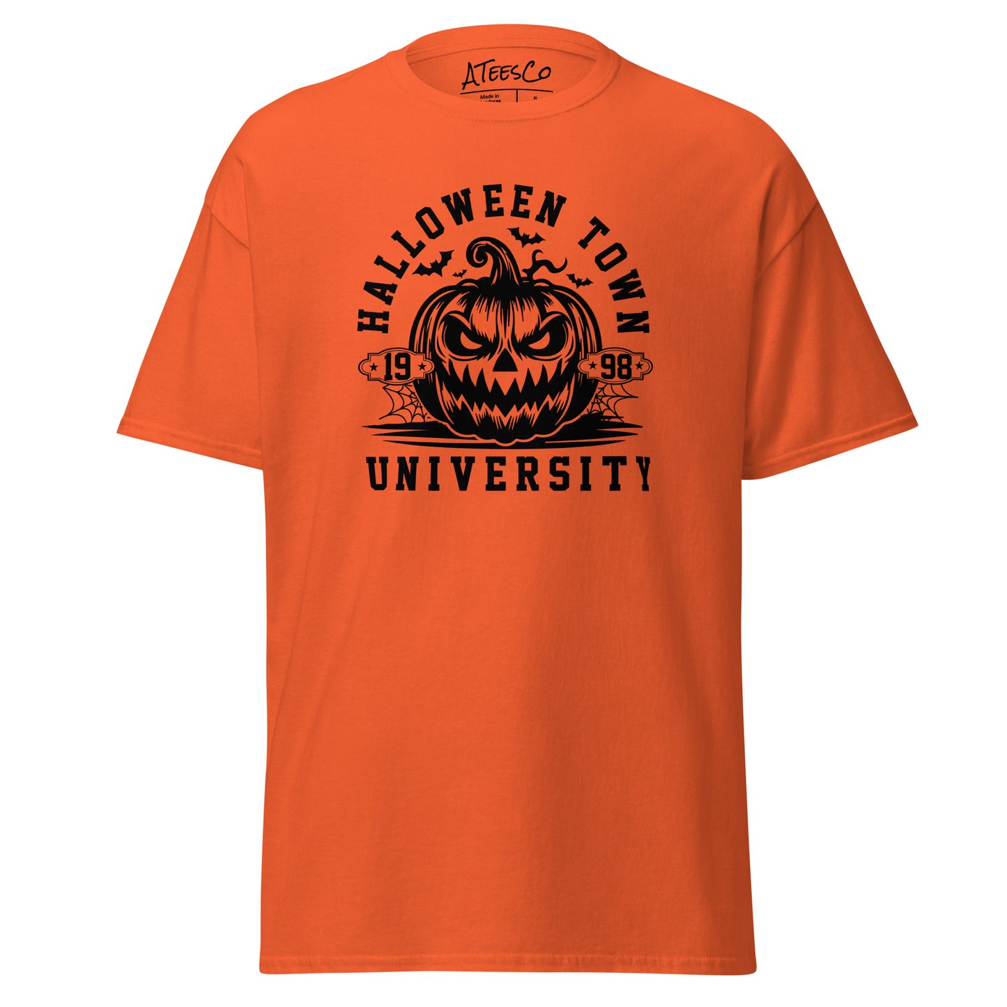 Halloween Town University (Halloween) T-Shirt - Color: Orange