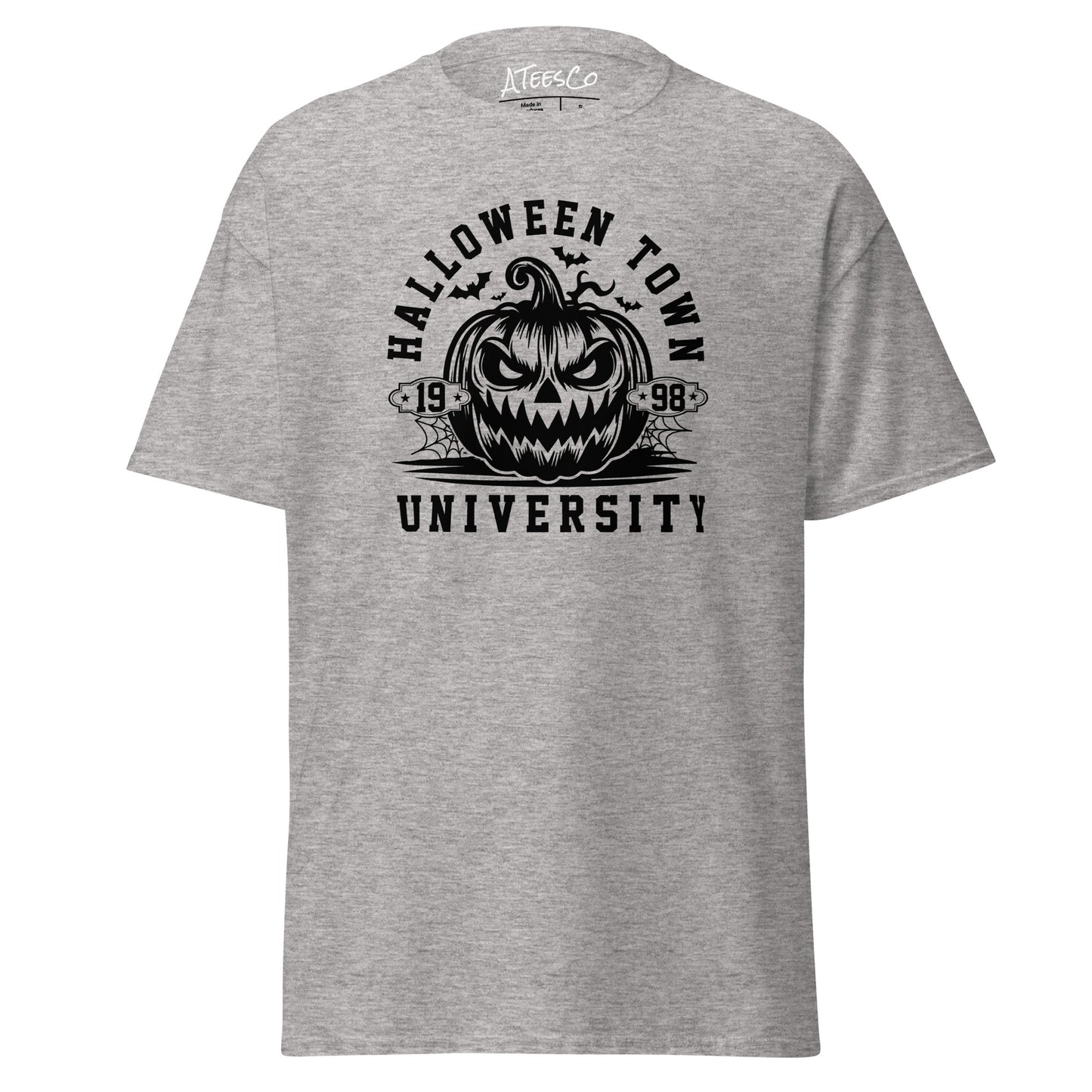 Halloween Town University (Halloween) T-Shirt - Color: Sport Grey