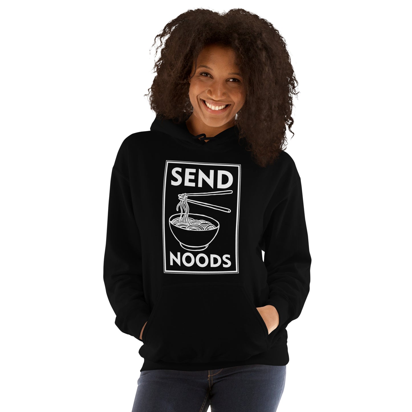 Send Noods Hoodie - Color: Black