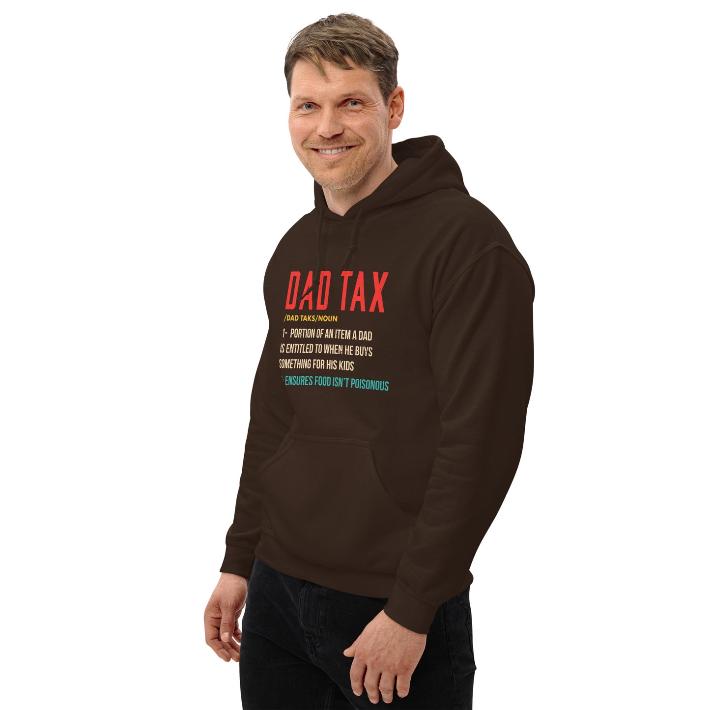 Definition of Dad Tax Hoodie - Color: Black