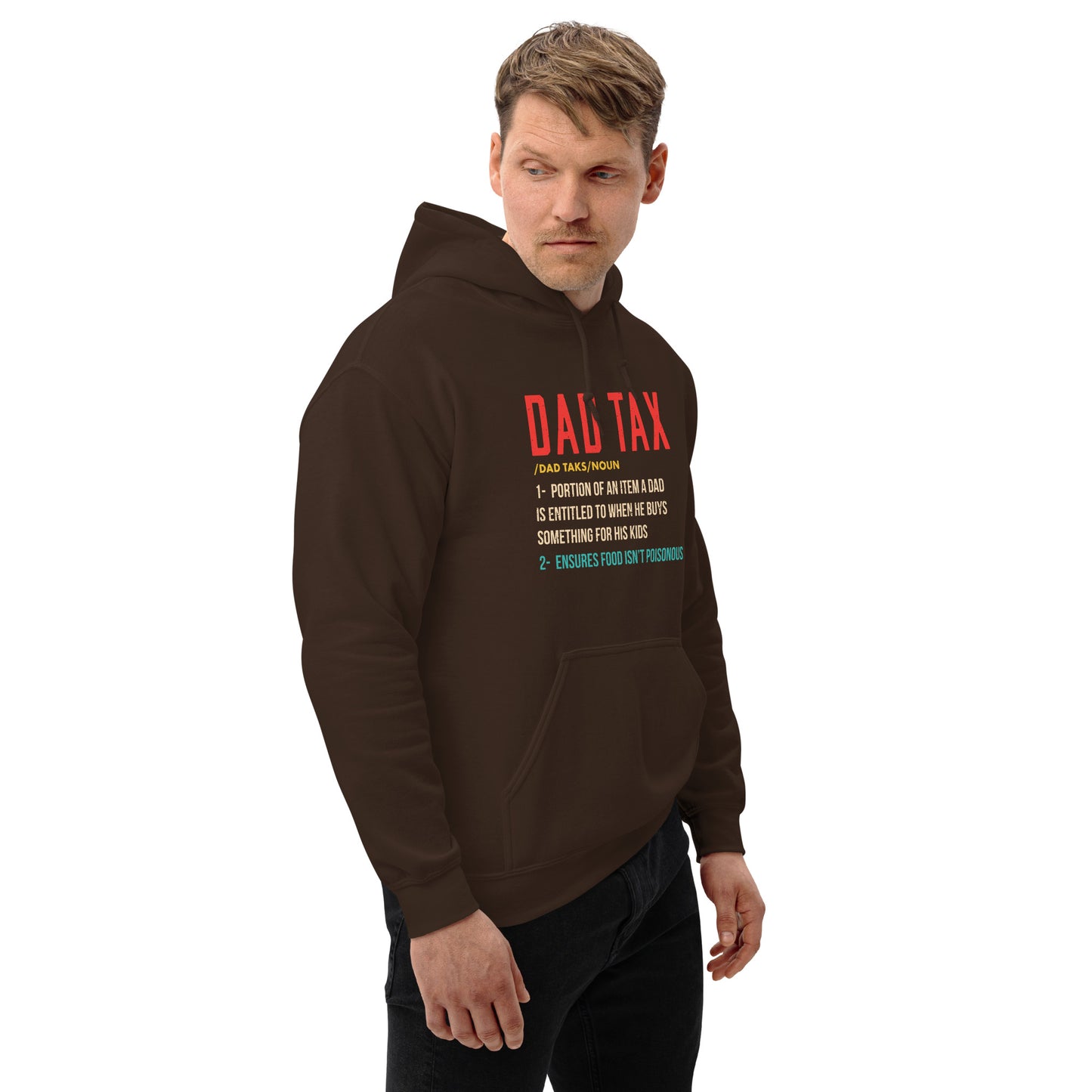 Definition of Dad Tax Hoodie - Color: Black