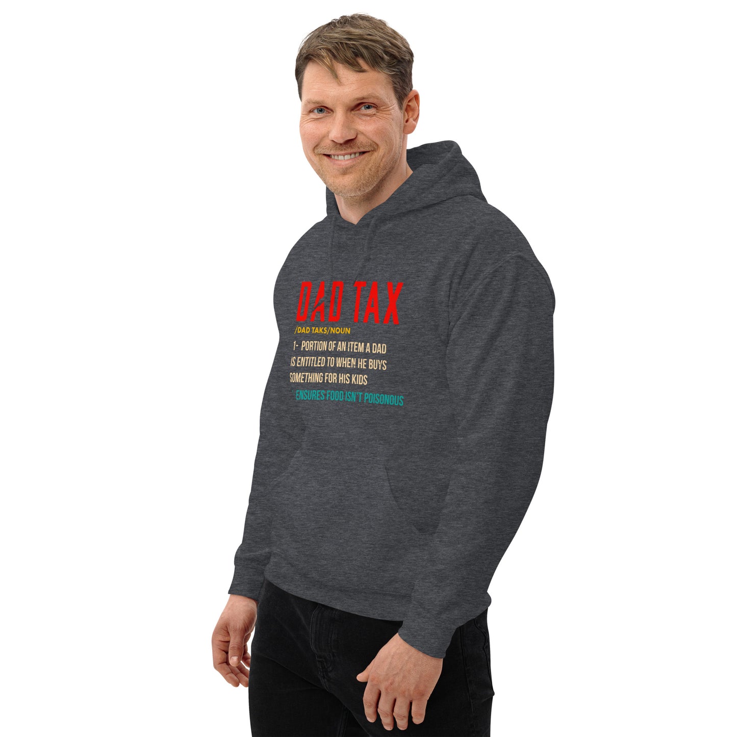 Definition of Dad Tax Hoodie - Color: Black