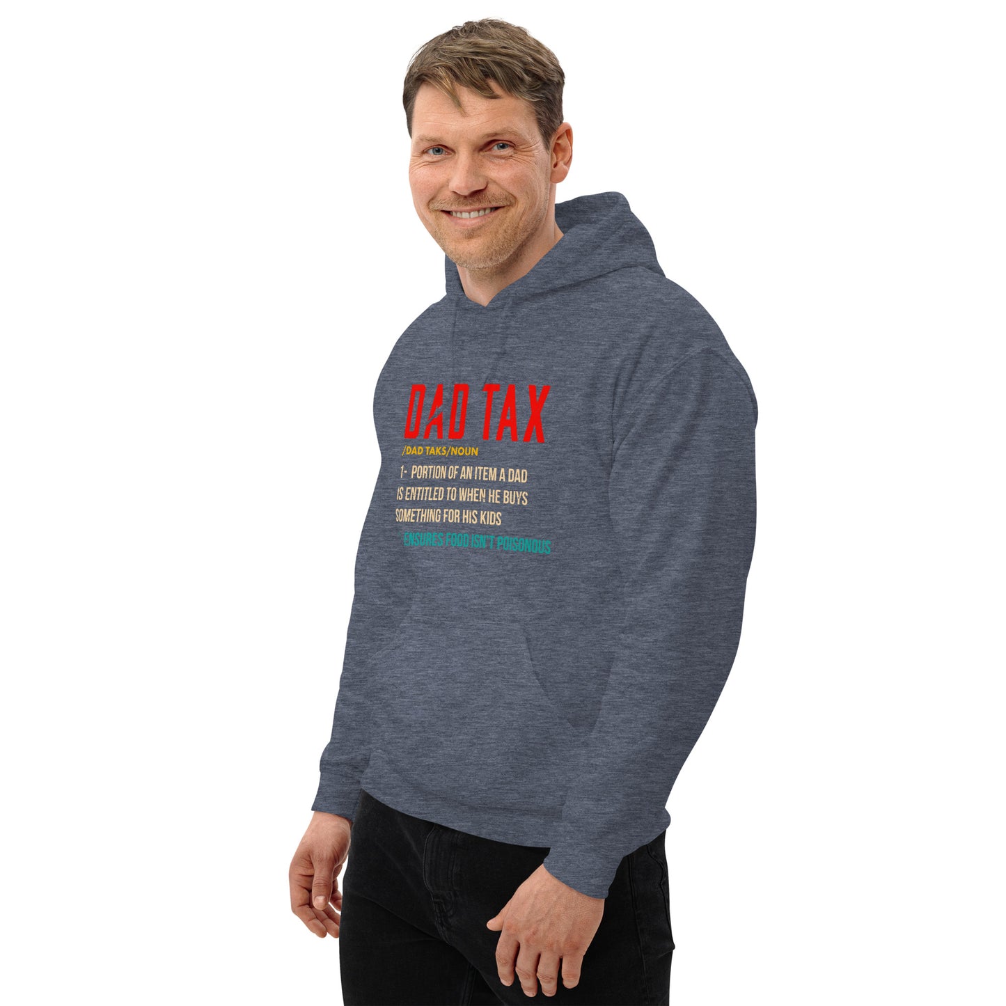 Definition of Dad Tax Hoodie - Color: Black