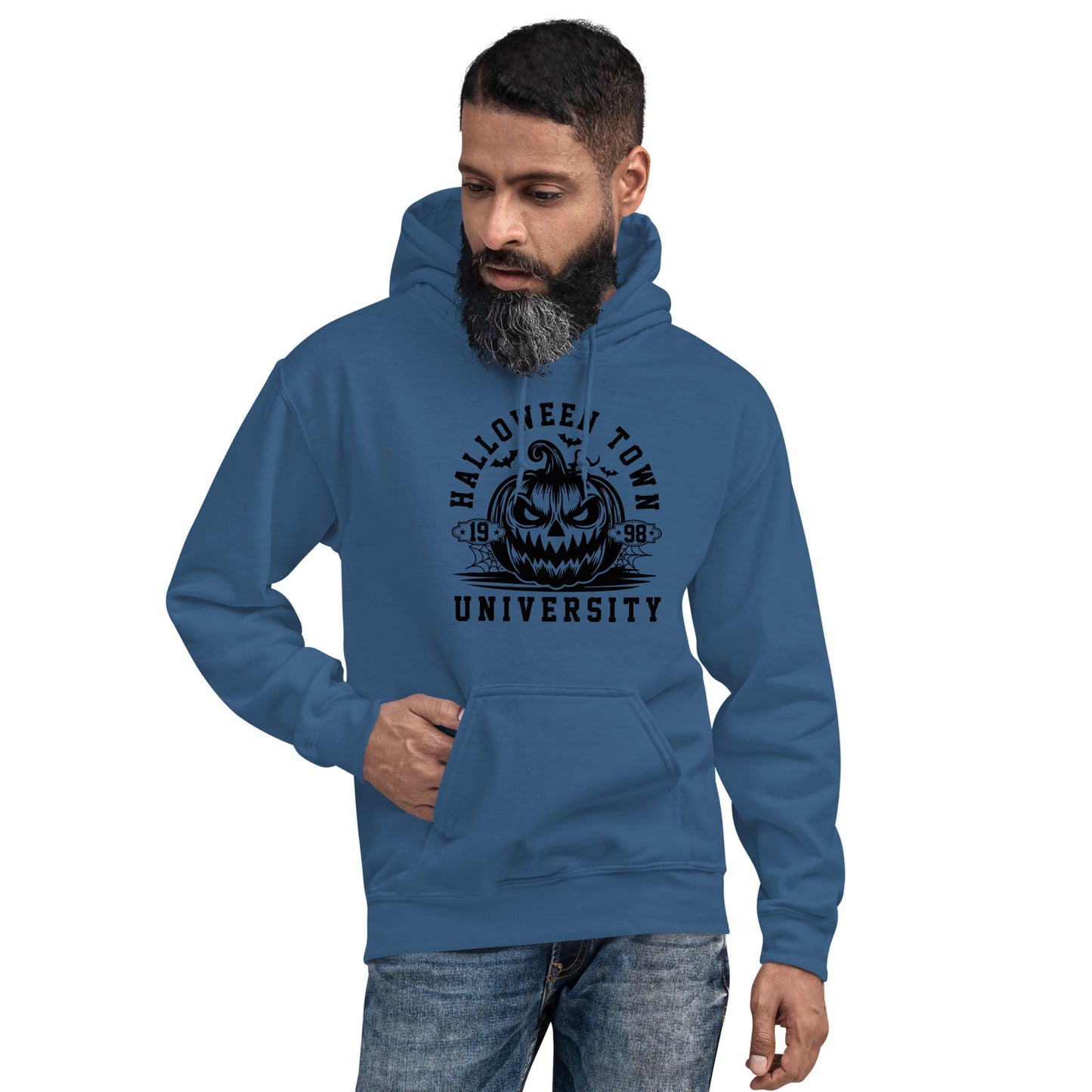 Halloween Town University (Halloween) Hoodie - Color: Red