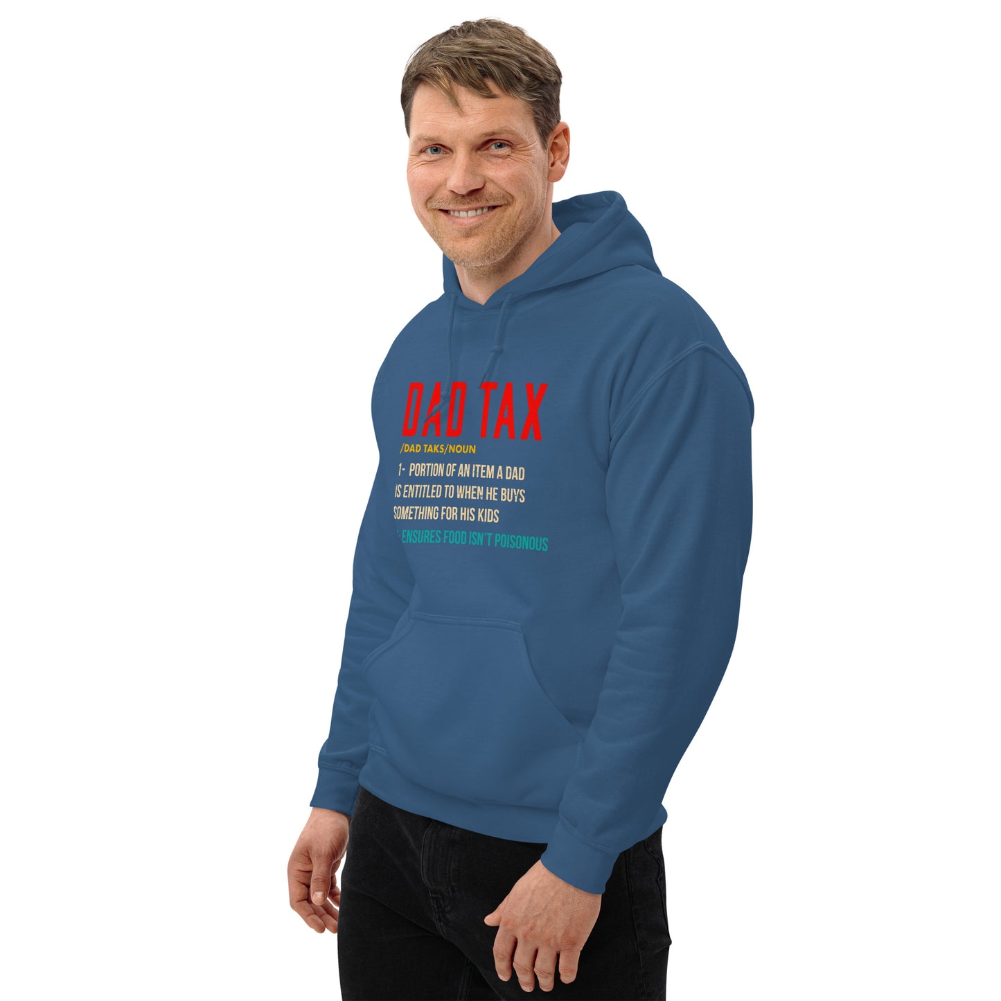 Definition of Dad Tax Hoodie - Color: Black