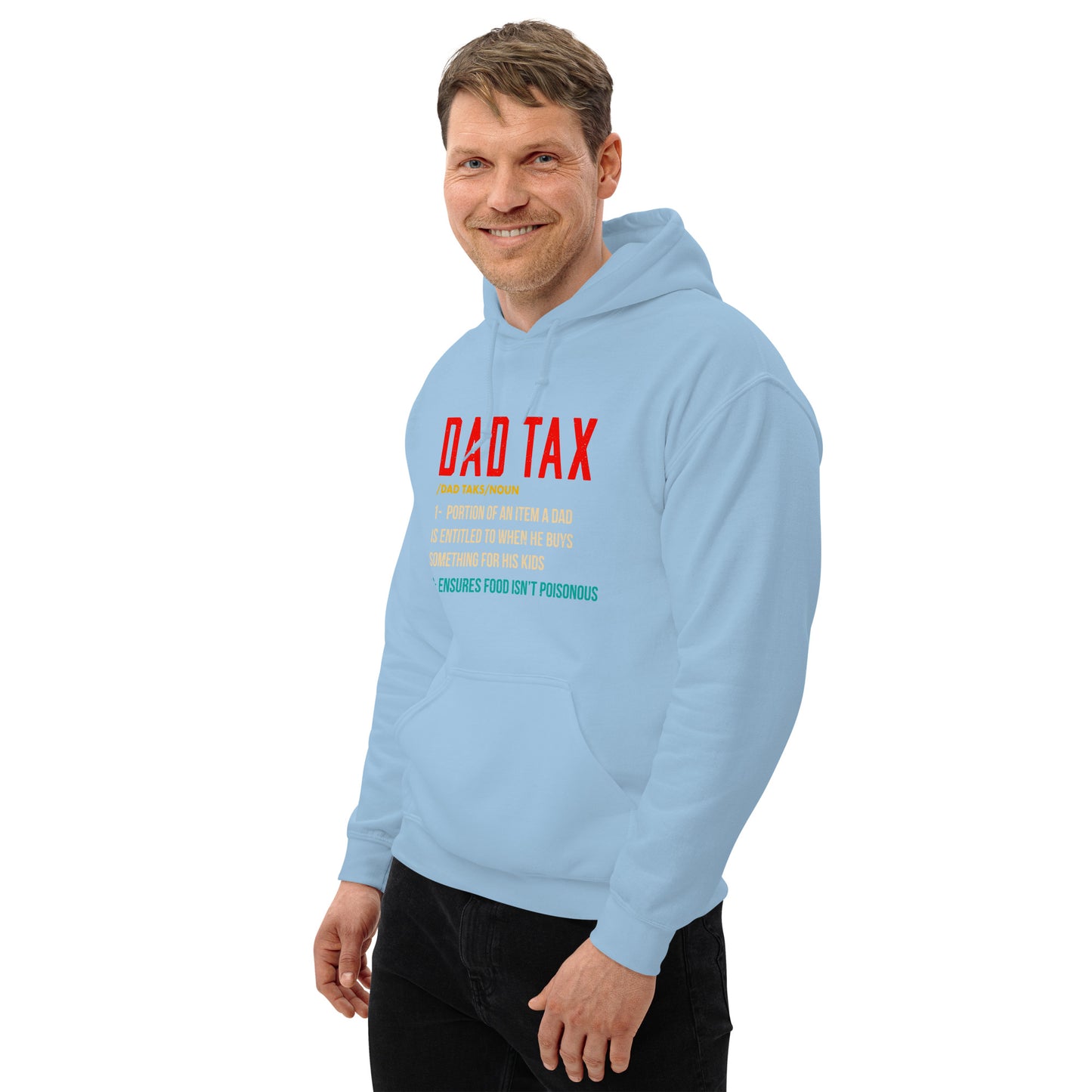 Definition of Dad Tax Hoodie - Color: Black