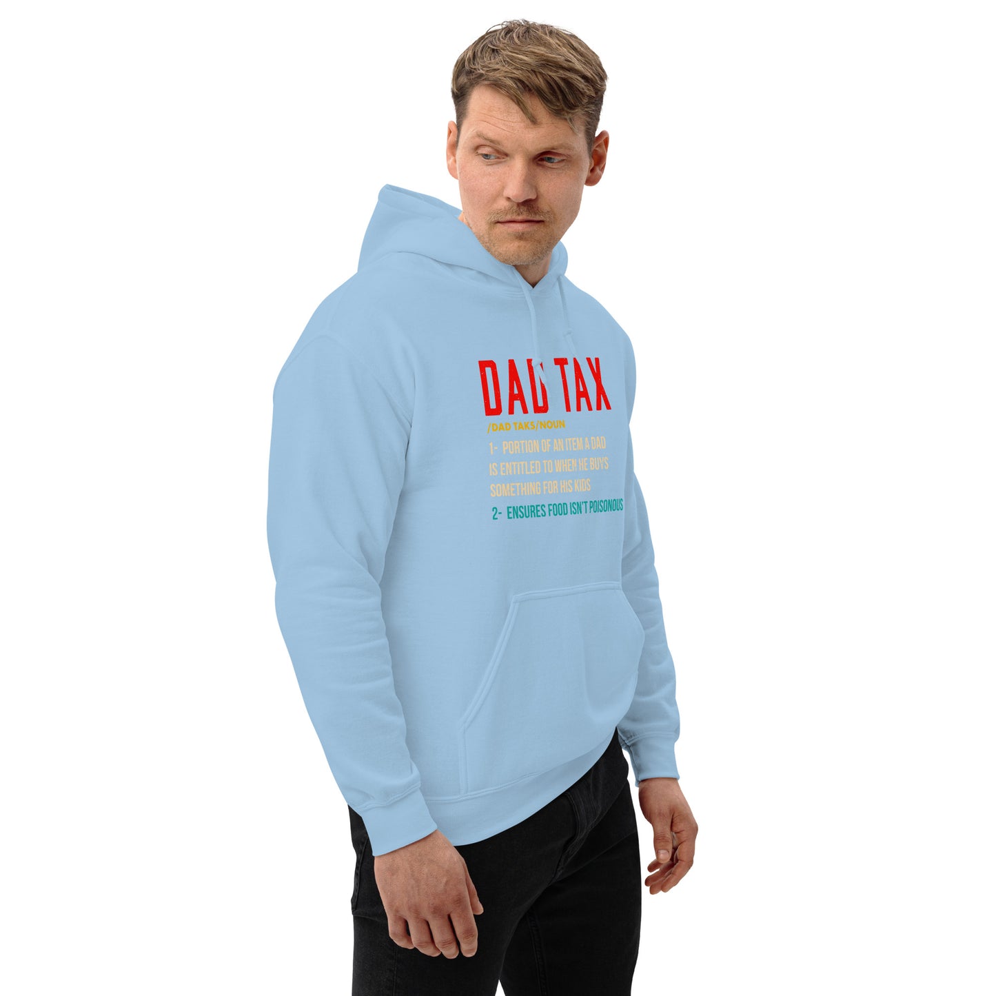Definition of Dad Tax Hoodie - Color: Black