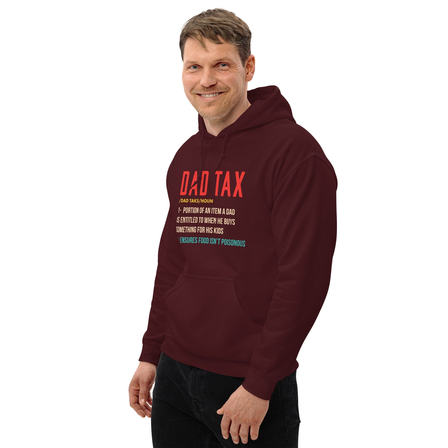 Definition of Dad Tax Hoodie - Color: Black