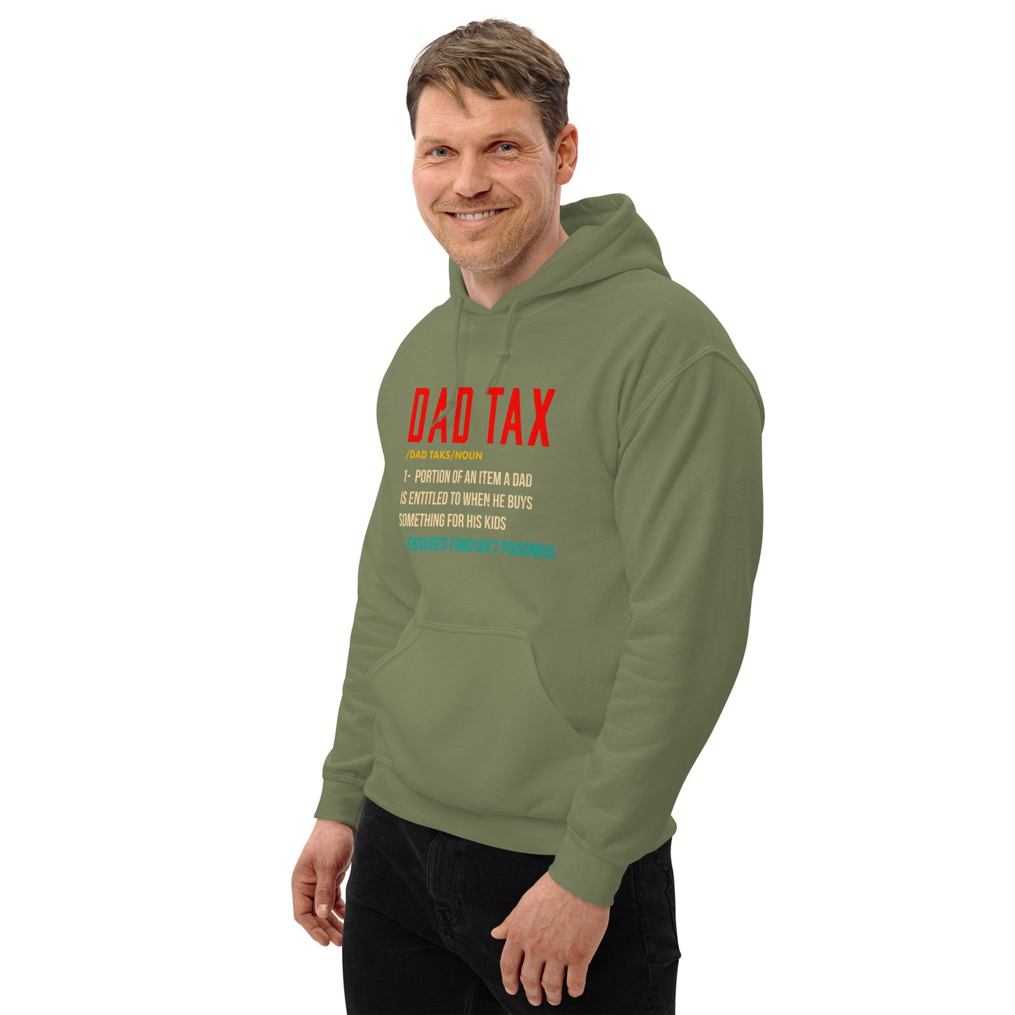 Definition of Dad Tax Hoodie - Color: Black