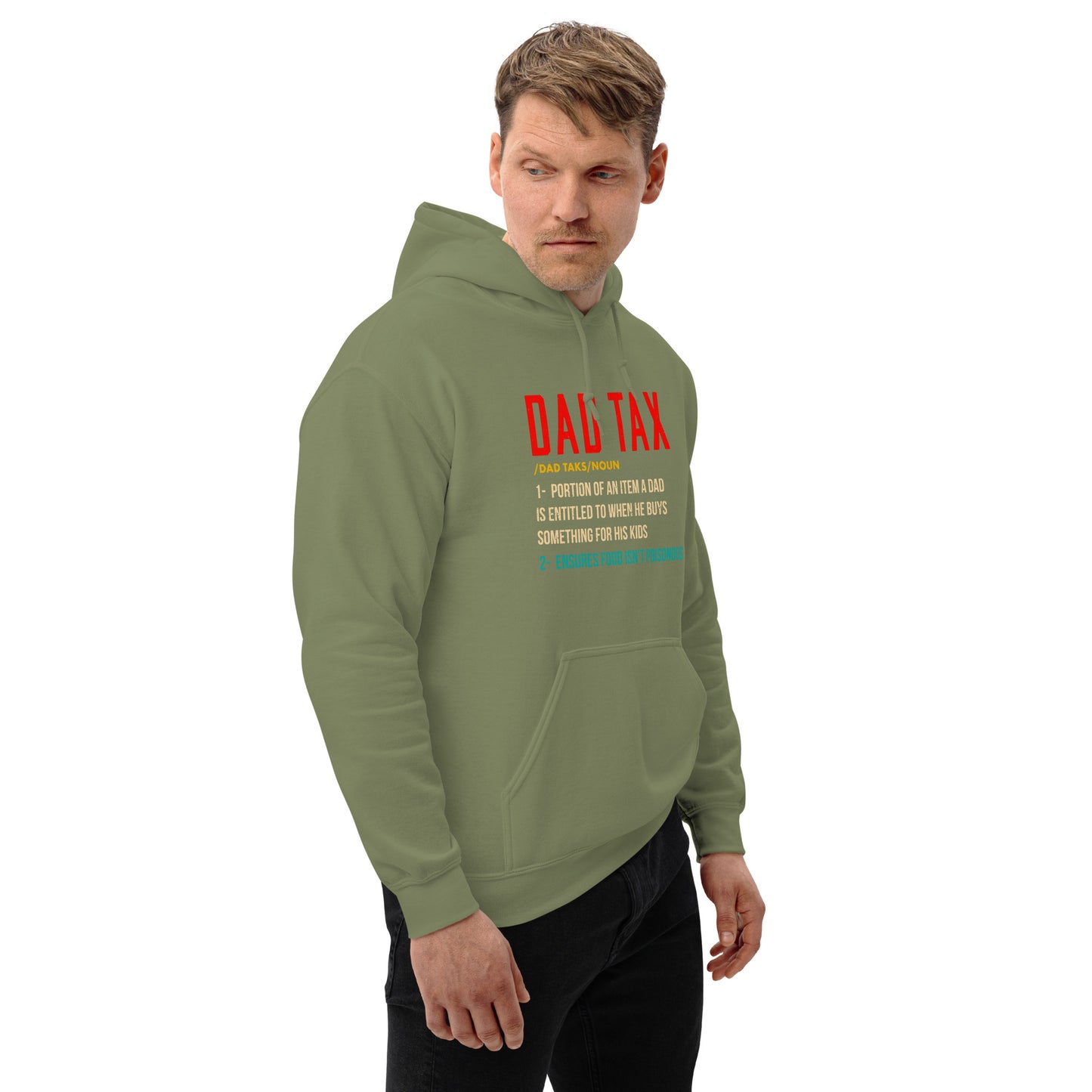 Definition of Dad Tax Hoodie - Color: Black
