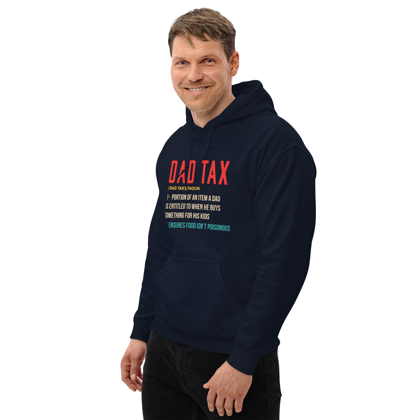 Definition of Dad Tax Hoodie - Color: Black