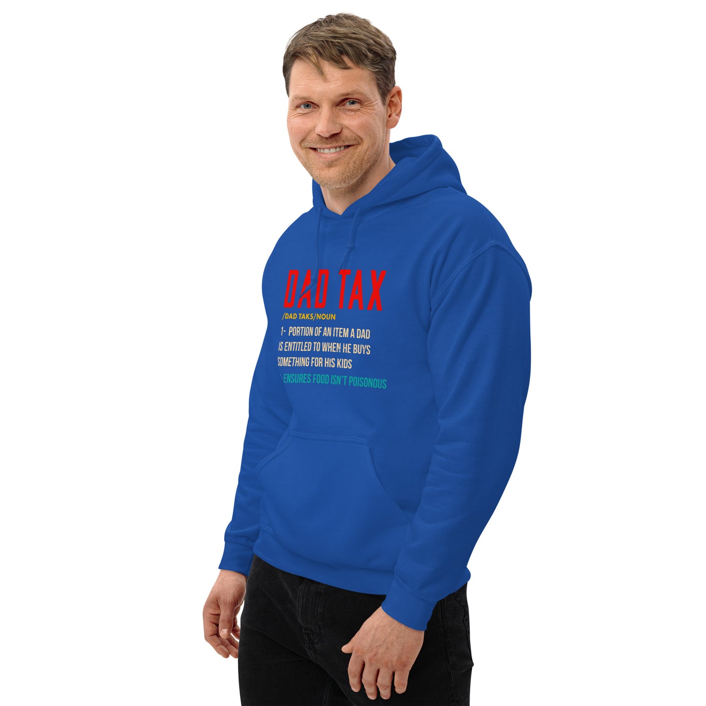 Definition of Dad Tax Hoodie - Color: Black
