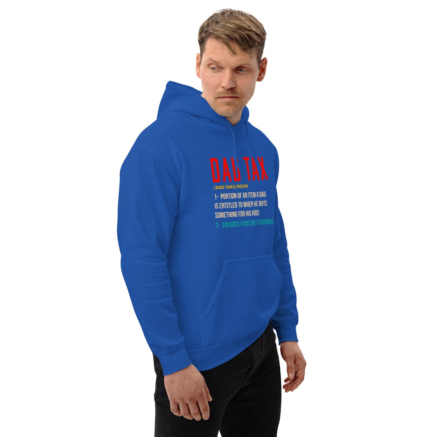 Definition of Dad Tax Hoodie - Color: Black
